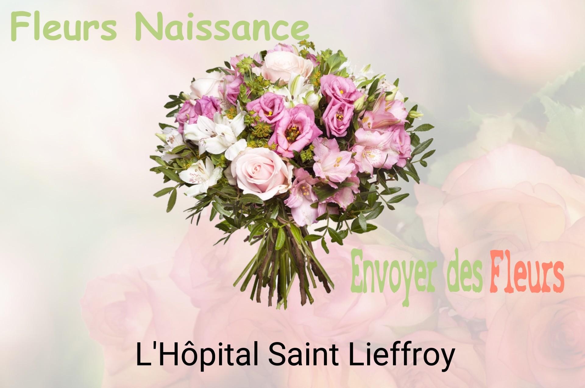 Bouquet de fleurs de naissance livré à L'Hôpital-Saint-Lieffroy